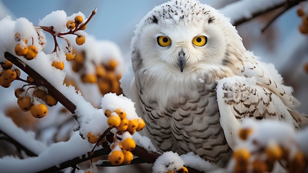 Enigmatic Snowy Owl