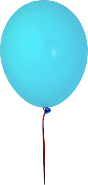 Enkele ballon - geïsoleerde afbeelding