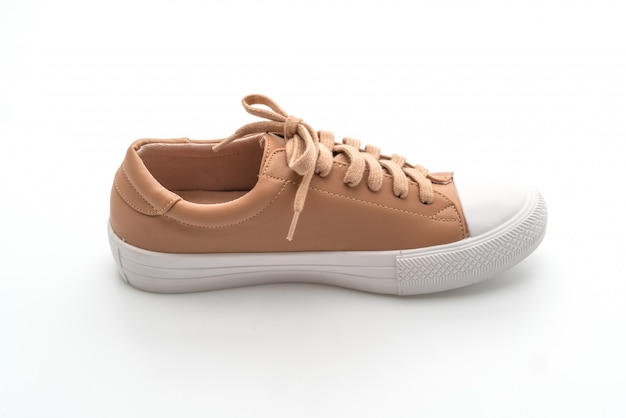 enkele bruine sneakers