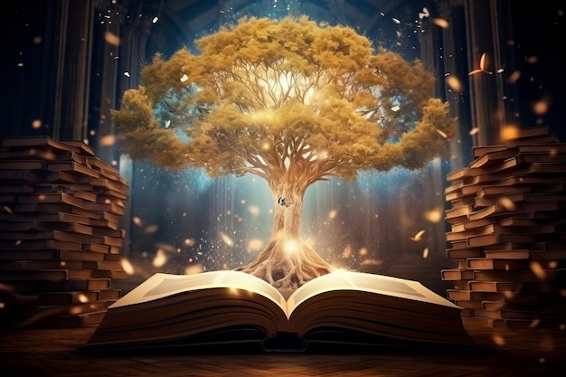 EnLIGHTening Education The Magical Journey of Knowledge through an Open Book and the Path to Succes