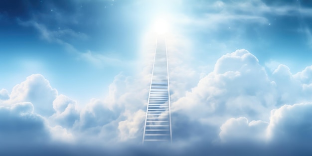 Photo enlightenment and spirituality the ladder to heaven