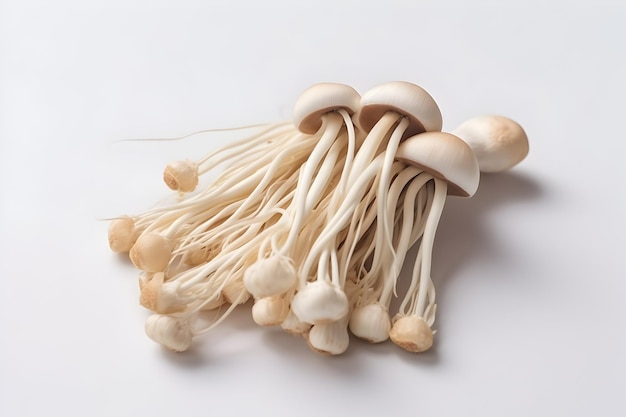 enoki mushrooms