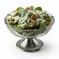 Photo ensalada de espinacas spinach salad typically served with nuts raisins vegetarian