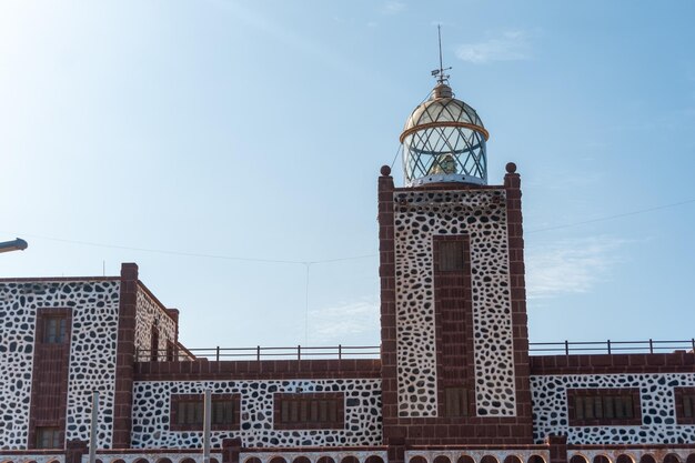 Entallada vuurtoren in de gemeente las playitas fuerteventura canarische eilanden