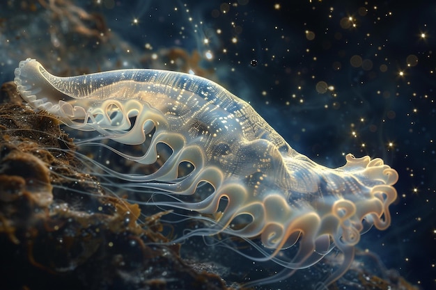 Photo enter a realm of cosmic beauty and witness the ser generative ai
