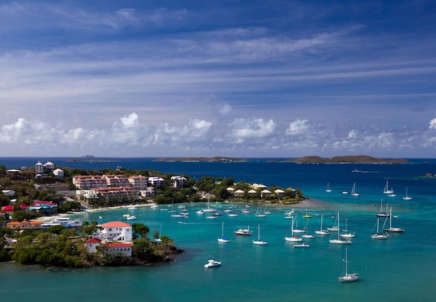 Entering Cruz Bay on St John