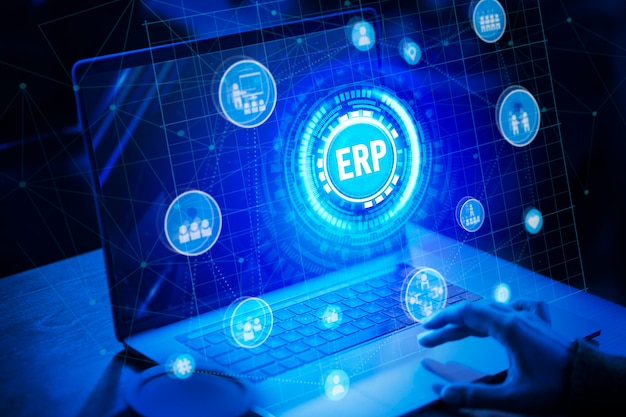 enterprise resource planning holographic interface