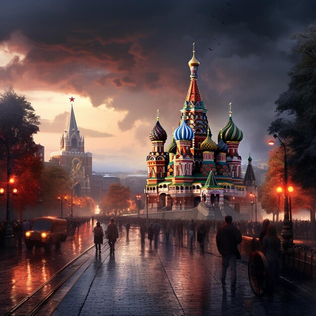Enthousiaste toeristen verkennen de wonderen van Moskou