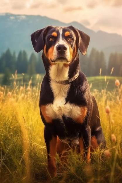 entlebucher mountain dog Generative AI