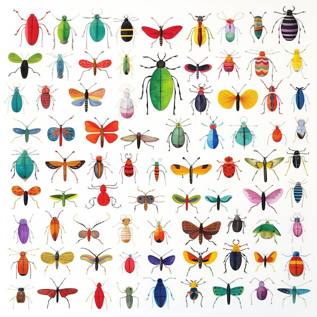 Photo entomology illustration