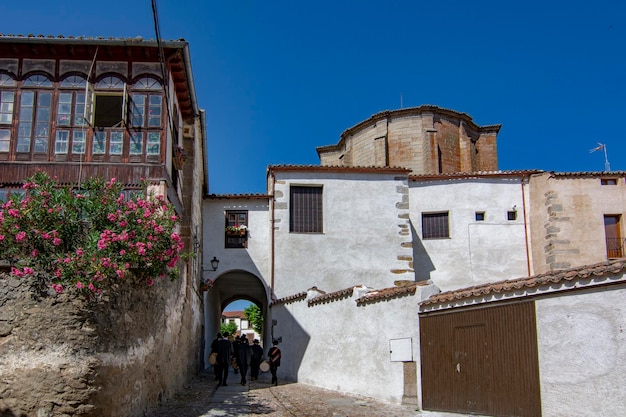 Entrance arch to the Main Square in Ledesma Salamanca