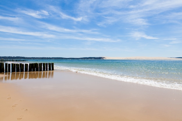 Entrance to the basin of Arcachon to Cap Ferret