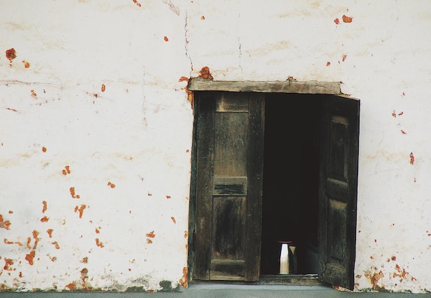 Entrance of building