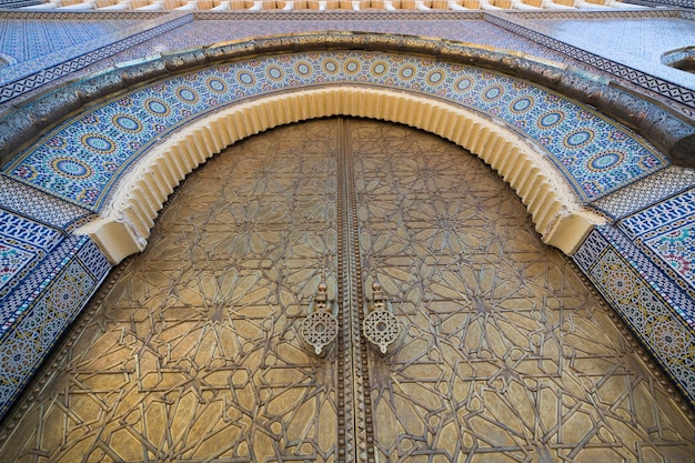 Photo entrance door mosque