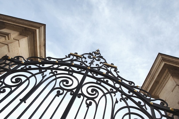 Entrance of a French winery