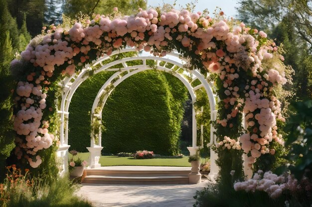 The entrance to the garden