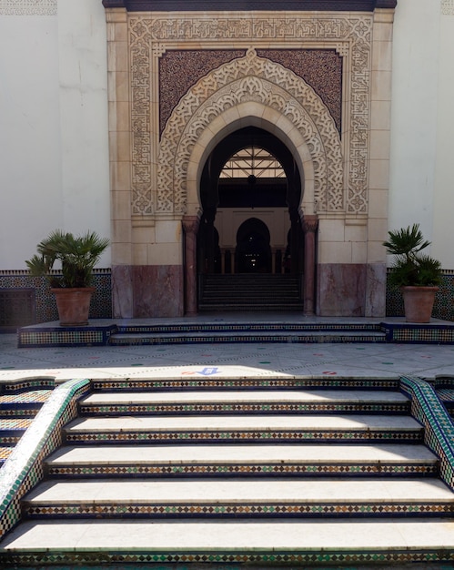 Entrance of The Grand Mosque of Paris