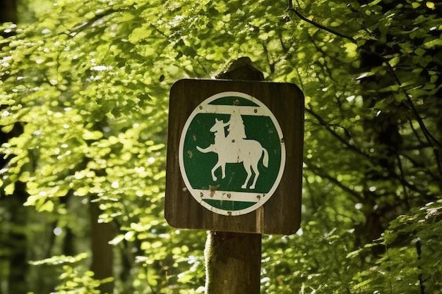 Photo entrance to a hiking trail signs