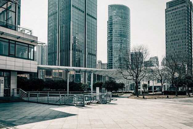 Photo entrance of modern office building