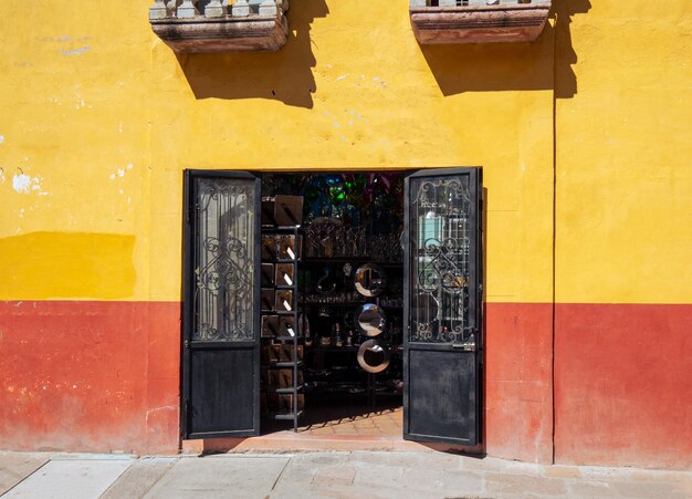 Entrance of old building