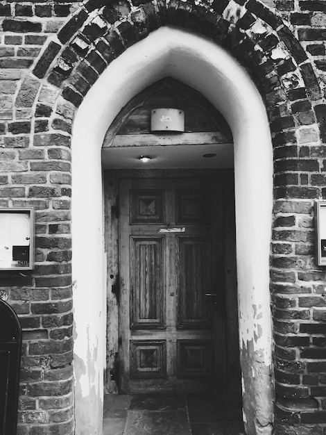 Entrance of old building