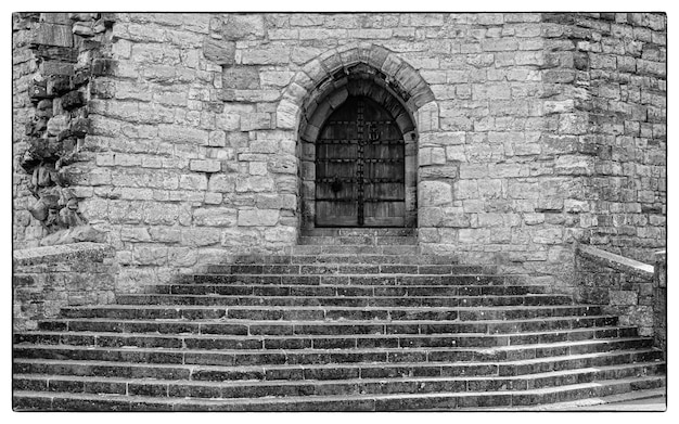 Photo entrance of old building