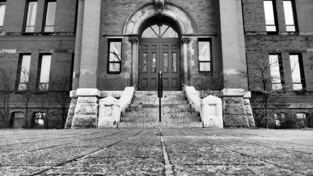 Entrance of old building