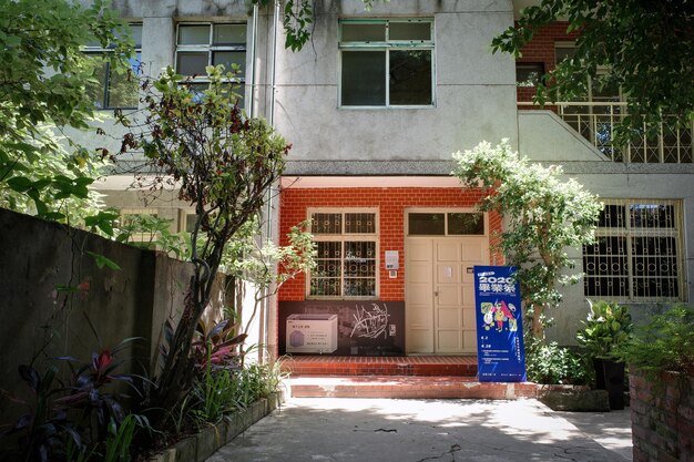 Entrance of old building