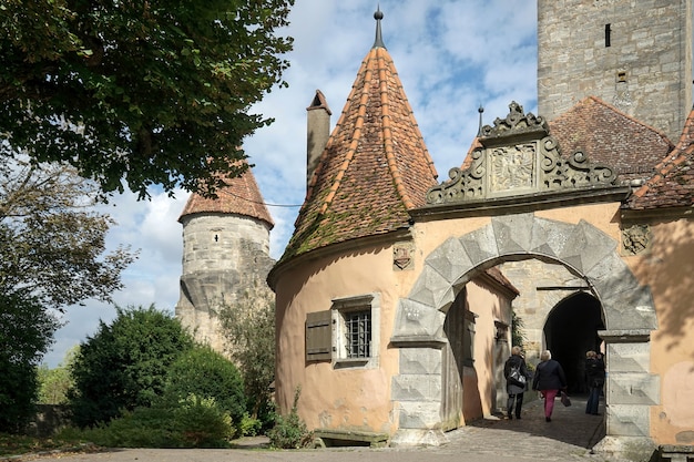 Entrance to old city of Rothenburg