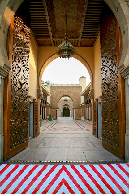 Entrance of the Rabat Royal Palace Morocco