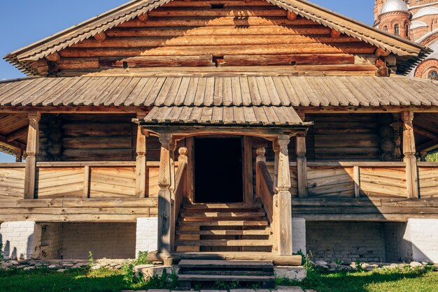 Entrance to the Wooden Holy Trinity Church