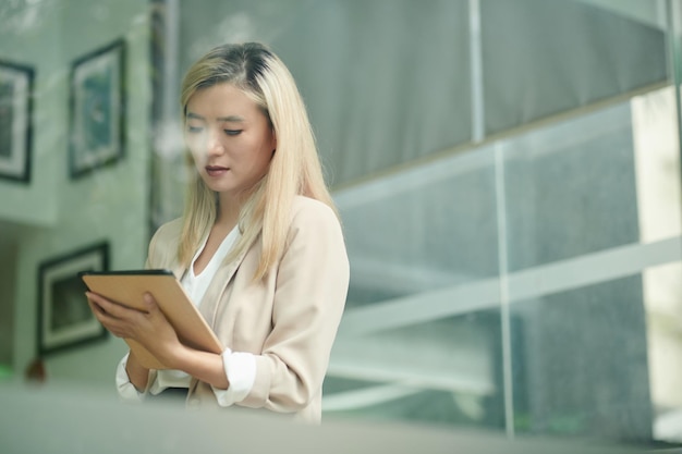 Entrepreneur Reading News Article