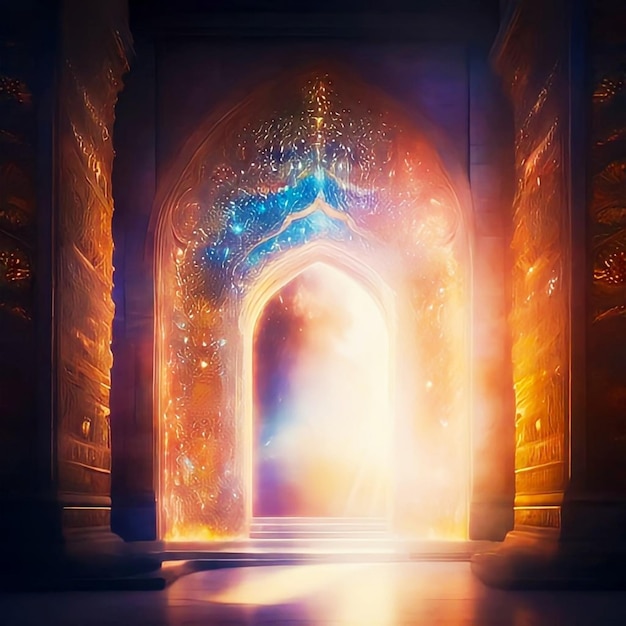 Entry of light