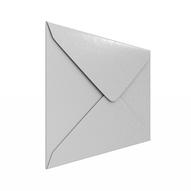 Envelope. Isolated 3D rendering