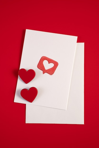 Envelope with hearts