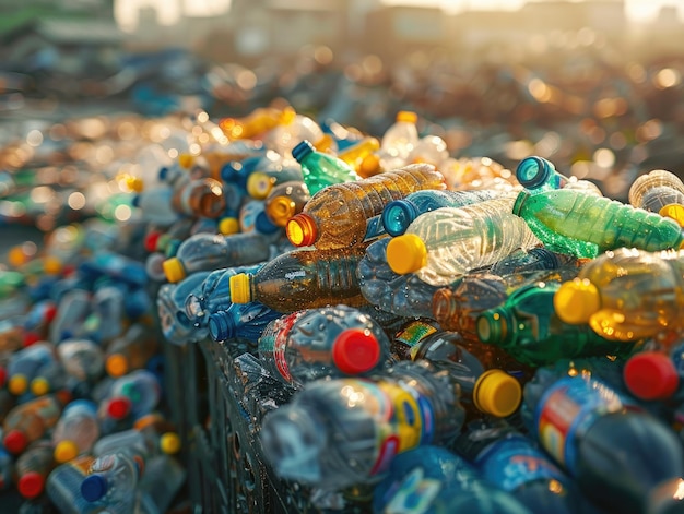 プラスチックボトル ゴミ 汚染 ゴミ エコロジー 廃棄物 リサイクル ゴミ