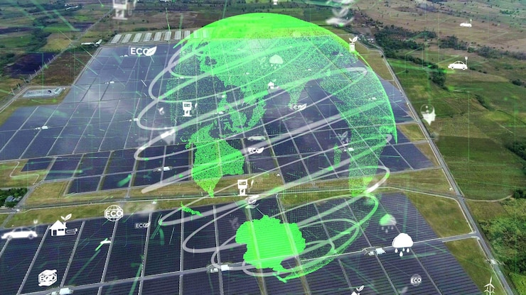 Photo environmental conservation technology and approaching global sustainable esg