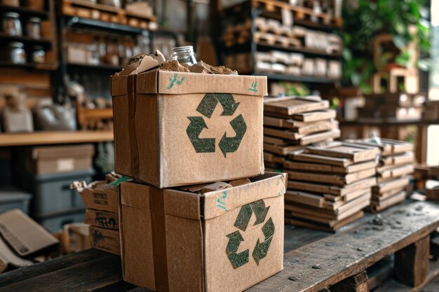 プラスチックなしで作られた環境に優しい容器