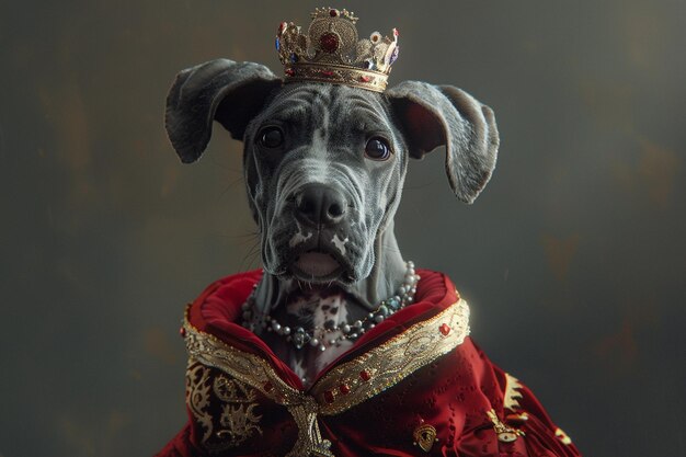 Photo envision the captivating allure of a great dane pu generative ai