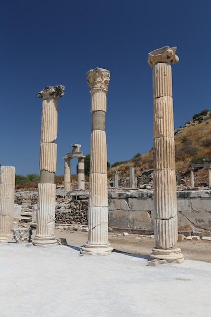 Ephesus Ancient City in Selcuk Town Izmir Turkey