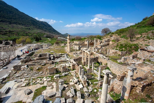 エフェソスの歴史的な古代都市。 Selcuk / Izmir / トルコ