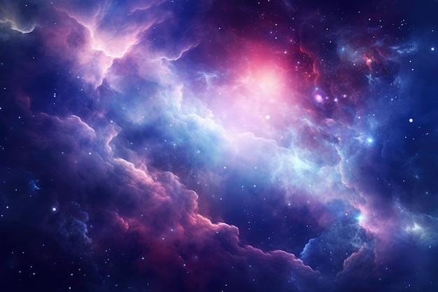 Epic Abstract Cosmic Galaxy Background Generative AI