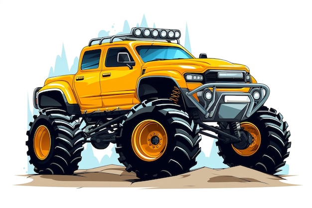 Monster Truck Cartoon Images - Free Download on Freepik