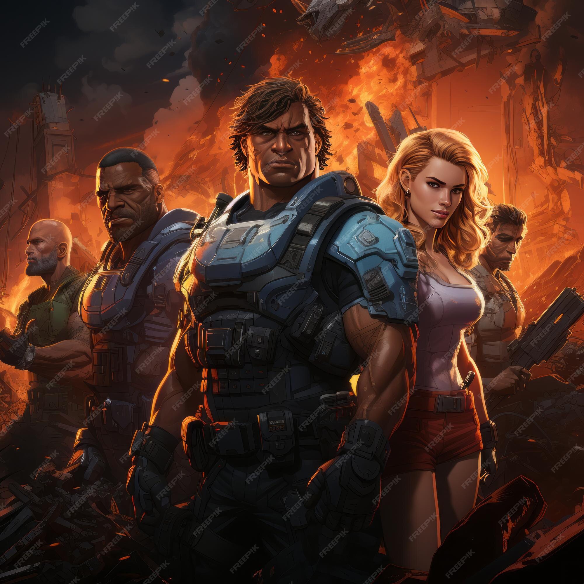 Premium AI Image | The Epic Clash of Hero Archetypes Unveiling Stunning 