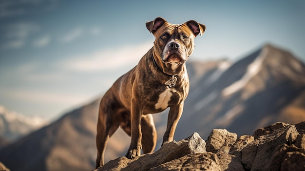 epic dog portrait