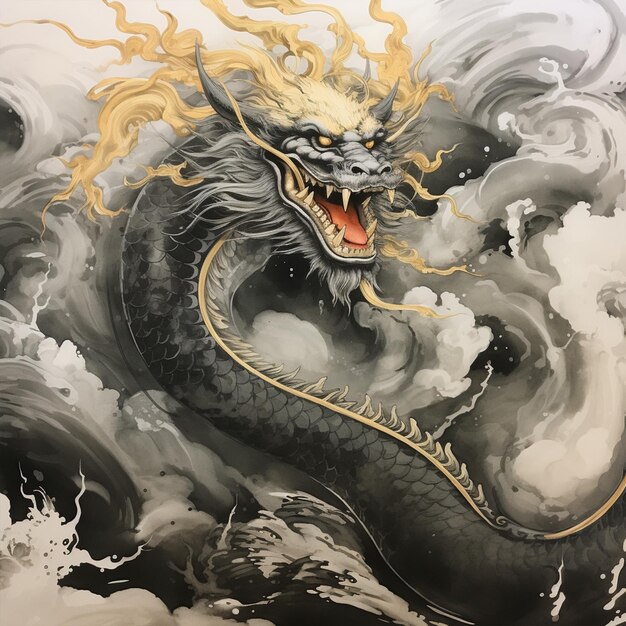 Эпическая чернила и стирка бесчисленных китайских драконов