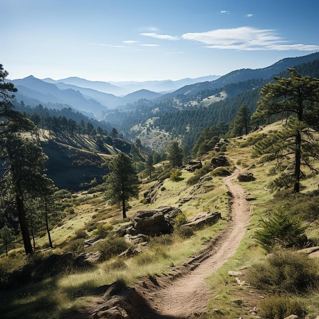 Epic Mountain Vista Vignettes Mountain Landscape Photo