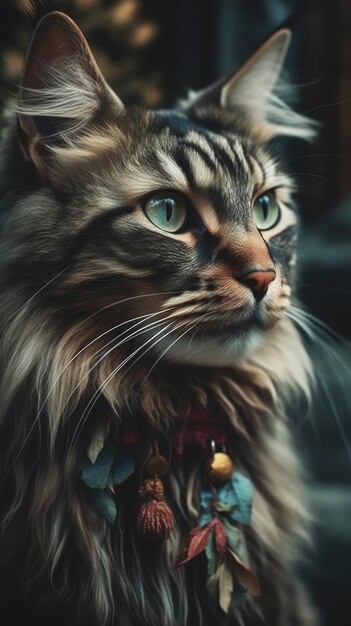 Epic shot of a beautiful cat