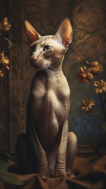 Epic shot of a beautiful cat