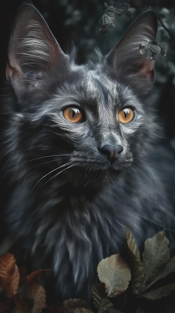 Epic shot of a cat Generative AI